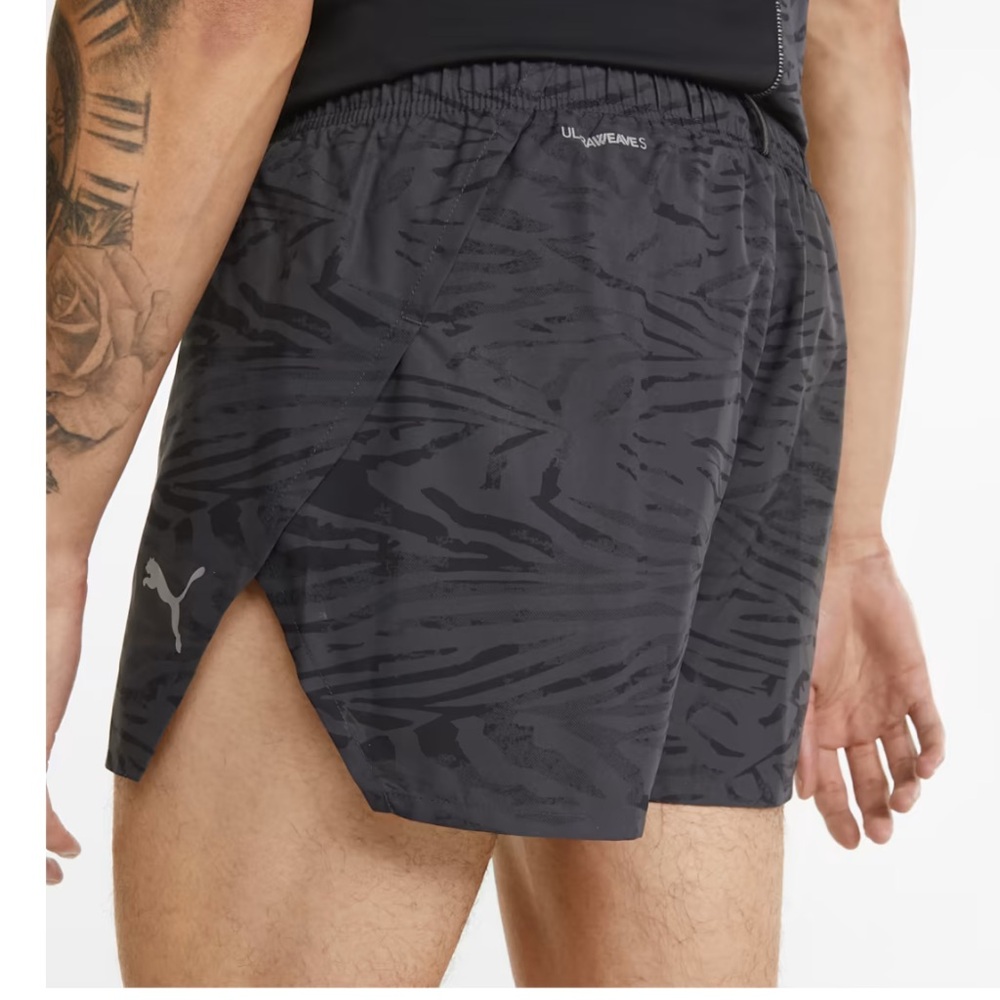 NEW w/o tags! Puma Men's Grey Ultraweave S 3" split running Shorts small
